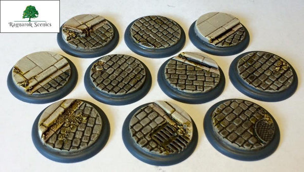 30mm Steampunk & Cobblestone (Small Lipped)